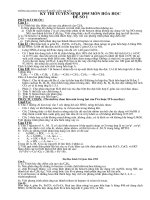 Tuyển tập đề thi ĐH - CD 1995