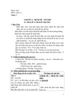 Giáo án Đại số 10