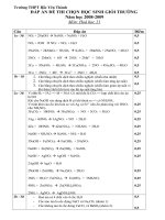 Đề thi chọn học sinh giỏi trường-2008