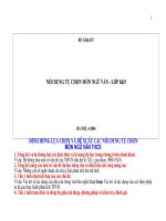 Nội dung tự chọn Văn 8,9