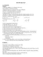 ôn tập toán học kì I