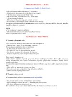 Infinitive & Relative Clauses