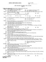 Đề KTHK vật lí 10-NC-D4