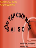 Ôn tập Đại số 7