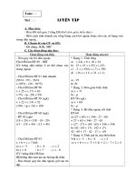 Giáo án Toán 6 tập II