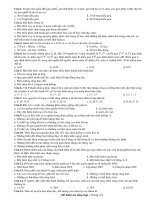 Đề thi trắc nghiệm tổng hợp