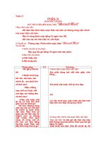 GIÁO ÁN TIN KHỐI 4 PHẦN 2 ĐỦ CẢ NĂM