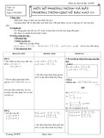 Tiết 62 PT,BPT Qui Về Bậc Hai (có chỉnh sửa)