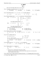 Trắc nghiệm ĐS 8 Chương 3