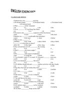 BTTN NGỮ PHÁP-TỪ VỰNG ANH7