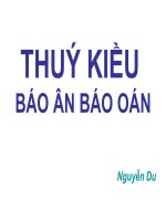 Thúy Kiều báo ân báo oán