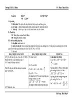 Giáo án hình9 tuần 14(3 cột)