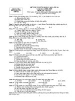 Đề thi & đáp án tuyển sinh 10 Đại trà Môn Sử 1