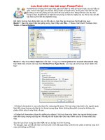 Lưu Fonts chữ vào bài soạn cho PPt