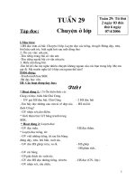 giáo án tuần 29