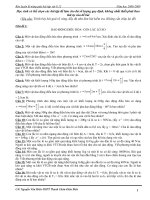 Rèn luyện kĩ năng giải bài tập VL 12 (Tự luận)
