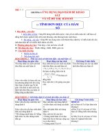 Giáo án 12 mới chuơng 1(4 cột)