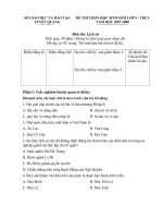 Đề thi HSG cấp tỉnh (07-08)