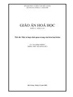 Một số hợp chất của kim loại kiềm