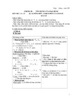 Giáo án Đại số 12 chương II