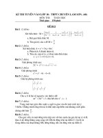 Đề thi HSG toán lớp 9 có đáp án đề 55