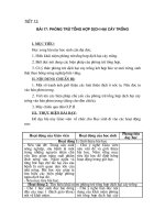 Giáo án công nghệ 10 tiết 12 - 16