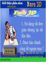 Hướng dẫn sử dụng Sara 3D
