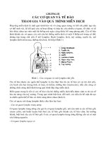 Giáo trình Miễn dịch học - chương 3