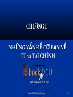 Những vấn đề cơ bản về tiền tệ và tài chính