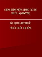 TÁC HẠI THUỐC LÁ