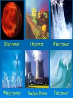 Unit 7: Saving energy