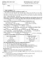 đề thi môn Ngữ văn 6