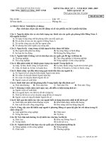 ĐỀ THI KH I - SỬ10 CB