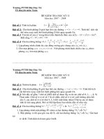 Đề kiểm tra HK II, năm 2007 - 2008