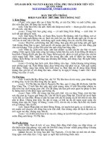 Man truyen thong (Dai hoi Doi)