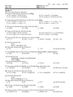 Đề KTHK II lớp 11 Đề 7 (TN)