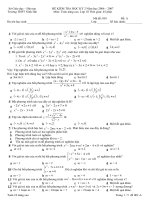 đề thi HKII -Toán 10NC(thamkhảo)