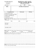 Đề kiểm tra Văn 9 (bài số 1 đề lẻ)