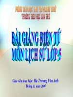 Bài 13. Thà hi sinh chứ không chịu mất nước