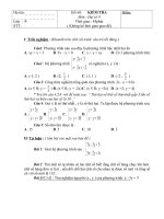 Kiểm tra Đại số 9