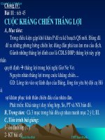 Bài 11: Cuộc kháng chiến thắng lợi