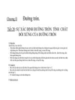 Su xac dinh duong tron