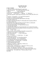 Noel 2008-Đề thi Lý HK1 và đáp án lớp 7 (Đề 10)