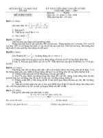 ĐỀ THI VÀO 10 (HÀ NỘI - HÀ TÂY)