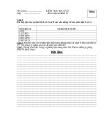 đề kiểm tra kọc kì II lớp 8