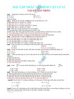 Bài tập vật lí hạt nhân