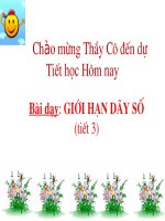 Chương IV - Bài 1: Giới hạn của dãy số