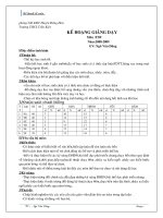 Kế hoạch bộ môn TD 9