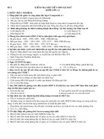 Đề kiểm tra Lịch sử lớp 12