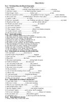 WRITING EXERCISES -GRADE 8